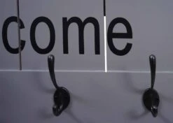 Vestaire Murale HWC-C89 Welcome Shabby -Reflet Maison 039924d10f5b48bc91fbca4f92d1a6c7