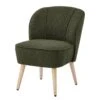Fauteuil TIVOLI Tissu Bouclette Kaki
