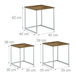 Table Gigogne Lot De 3 Bois -Reflet Maison 0777dfa2797a469db55aa43054c93f5d