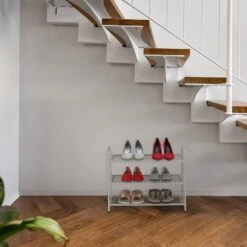 Étagère Argentée à Chaussures -Reflet Maison 0a18acc4e7ea4ec380fe39cc41402028