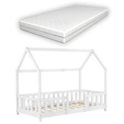Lit D'enfant Sisimiut Avec Matelas -Reflet Maison 0a26edba14e147e686eba0837211316c