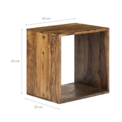 Table D'appoint 43x33x43cm Nature -Reflet Maison 0a69d20e002749bc9ea4cec5d6bdf3fd