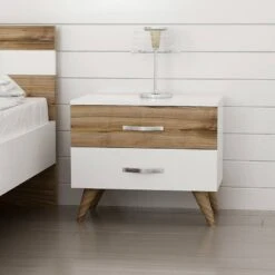 Table De Chevet Allerød à 2 Tiroirs -Reflet Maison 0e1ef385f83f4f9b89f4f8267ac69af2