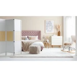 Lit Capitonné Monroe Samt -Reflet Maison 1000022180 200623 15401200014 MOOD DETAILS P000000001000022180 mood