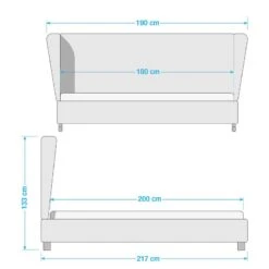 Lit Capitonné Monroe Samt -Reflet Maison 1000022180 210713 08432200174 SKETCH DETAILS P000000001000022180 sketch