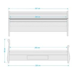 Lit En Bois Massif Cenan -Reflet Maison 1000104249 211122 083202000565 SKETCH DETAILS P000000001000104249 sketch
