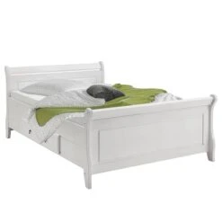 Lit Double En Bois Massif Cenan