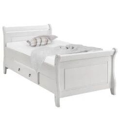 Lit Simple En Bois Massif Cenan