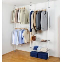 Wenko Penderie Télescopique Herkules Duo -Reflet Maison 1000138147 181112 08283840 GALLERYIMAGES P000000001000138147