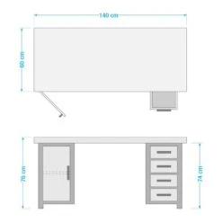 Bureau Hunter II -Reflet Maison 1000150447 190115 09400100007 GALLERYIMAGES P000000001000150447