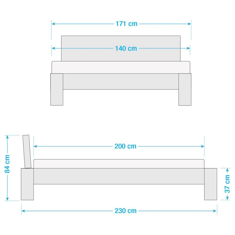 Lit En Bois Massif Morton I 8 Lit En Bois Massif Morton I â Image 8