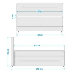 Lit Boxspring Lights -Reflet Maison 1000176611 210106 08195500019 SKETCH DETAILS P000000001000176611 sketch