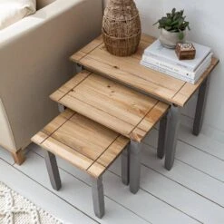 Tables Gigognes Finca Rustica (3 élém.) -Reflet Maison 1000178043 200507 14232200007 MOOD DETAILS P000000001000178043 mood