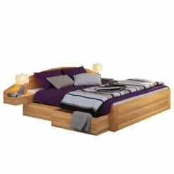 Lit En Bois Massif Parma II