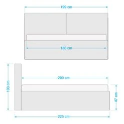Lit Capitonné Atesio II -Reflet Maison 1000206917 200331 17383700126 SKETCH DETAILS P000000001000206917 sketch