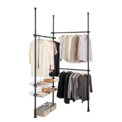 Wenko Penderie Télescopique Herkules Duo -Reflet Maison 1000214315 200529 15410500029 IMAGE P000000001000214315