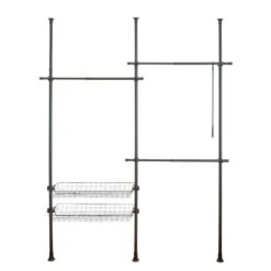 Wenko Penderie Télescopique Herkules Duo -Reflet Maison 1000214315 200529 15411000035 DETAILS P000000001000214315