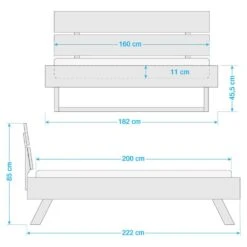Lit En Bois Massif Summersville -Reflet Maison 1000232384 210114 12571200031 SKETCH DETAILS P000000001000232384 sketch