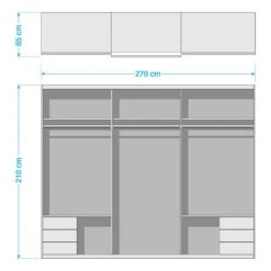 Armoire à Portes Coulissantes Emden2 -Reflet Maison 1000313159 220406 150 DETAILS P000000001000313159