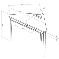 Bureau D’angle Niina -Reflet Maison 1000332566 220211 500 SKETCH DETAILS P000000001000332566 sketch