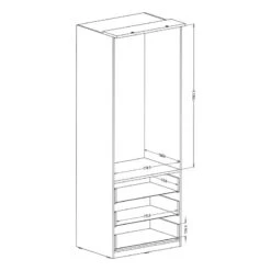 Armoire Optima I 17 Armoire Optima I -Reflet Maison 1000337687 220309 501 SKETCH DETAILS P000000001000337687 sketch