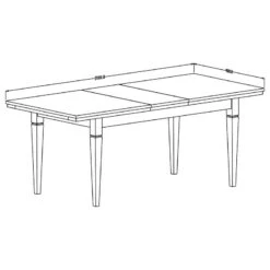 Table Emmanuela -Reflet Maison 1000339988 220317 501 SKETCH DETAILS P000000001000339988 sketch