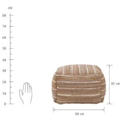 Pouf ALL NATURE -Reflet Maison 1000344004 230420 500 SKETCH DETAILS P000000001000344004 sketch