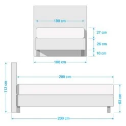 Lit Boxspring Jonna -Reflet Maison 1000360219 220804 500 SKETCH DETAILS P000000001000360219 sketch