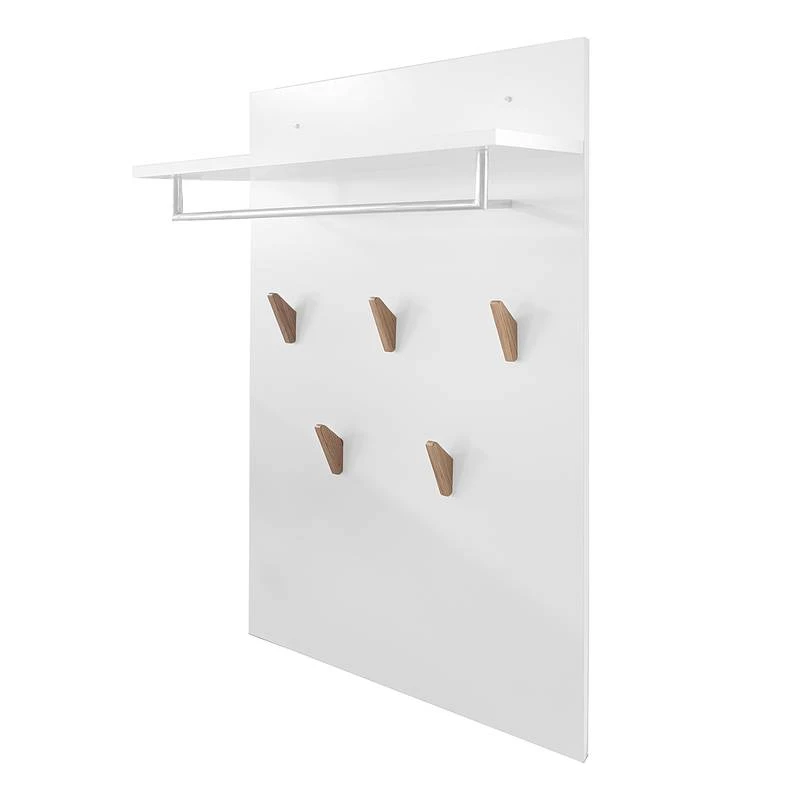 Porte-manteau Mural LINDHOLM à étagère 1 Porte-manteau Mural LINDHOLM à étagère