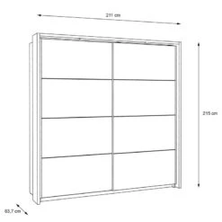 Armoire à Portes Coulissantes Shiny -Reflet Maison 1000365827 220909 500 SKETCH DETAILS P000000001000365827 sketch