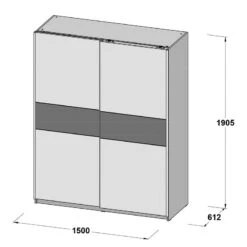Armoire à Portes Coulissantes Stykes I -Reflet Maison 1000366195 220913 500 SKETCH DETAILS P000000001000366195 sketch