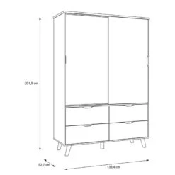 Armoire à Portes Coulissantes Weser -Reflet Maison 1000366214 220913 500 SKETCH DETAILS P000000001000366214 sketch