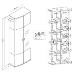 Vitrine Intento I -Reflet Maison 1000367139 220930 500 SKETCH DETAILS P000000001000367139 sketch