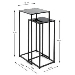 Tables Gigognes Sunderland (2 éléments) -Reflet Maison 1000368965 221213 500 SKETCH DETAILS P000000001000368965 sketch