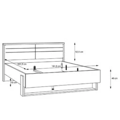 Cadre De Lit Boyd -Reflet Maison 1000388186 230519 501 SKETCH DETAILS P000000001000388186 sketch