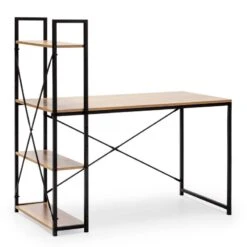 Bureau Lidia 3 étagères, 120 Cm