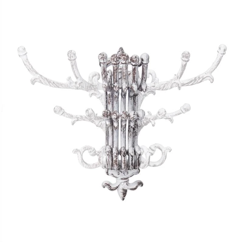 1x Garde Robe Murale Blanche Vintage 4 1x Garde Robe Murale Blanche Vintage â Image 4