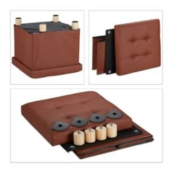 Pouf De Rangement En Similicuir -Reflet Maison 147a724be01c42b1ad1b2b4ec8c22832