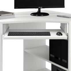 Bureau D'angle Pour Ordinateur Odin -Reflet Maison 14a57594256f4bbb98bc9e10ffe53a96