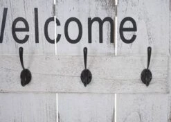 Vestaire Murale HWC-C89 Welcome Shabby -Reflet Maison 14af08522679478c966fddb962d2a65c