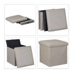 Pouf De Rangement -Reflet Maison 1564b272587243829ec400c61e51e1d9