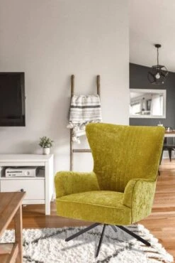 Fauteuil Bob Jaune -Reflet Maison 1ae5afb316114cb6b579e409b69331e9