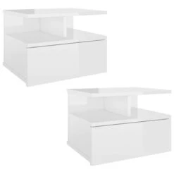 VIDAXL Table De Chevet Flottante