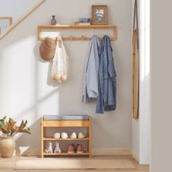 Étagère Murale Porte-manteau FHK06-N -Reflet Maison 1d58274abd5e4d7ab7939095c05c4b88