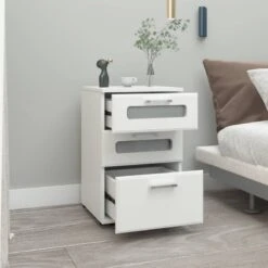 Table De Nuit 40x60x38cm Noir -Reflet Maison 1ffe6bf94f2e4a44a5c3f46b920e33e3