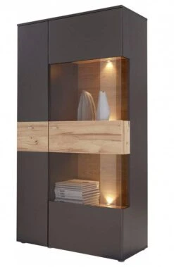 Armoire Vitrine 2portes Ouverture Droite