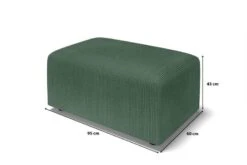 Pouf Carré MILO -Reflet Maison 2136540b3775446c977e7ddd538ffc5d