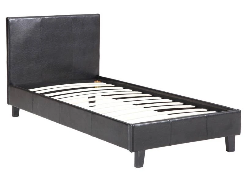 Lit Lina - 90 X 190 Cm - Gris Clair 5 Lit Lina - 90 X 190 Cm - Gris Clair â Image 5