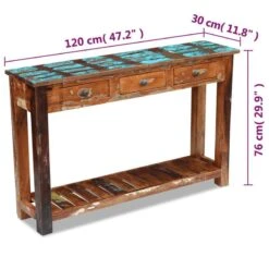 VIDAXL Table Console -Reflet Maison 2421025cd5424aec9f23eecac4ce06a0