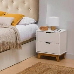 Table Chevet Miranda 2 Tiroir Anthracite -Reflet Maison 25363aa410e945f5a8140cdd4b967b3c